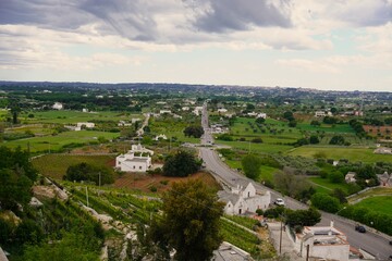 panoramic view of assisi umbria italy