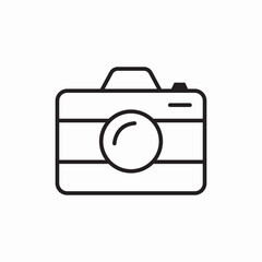 travel camera icon sign vector