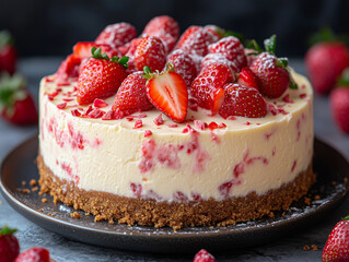 White_Chocolate__Strawberry_Cheesecake