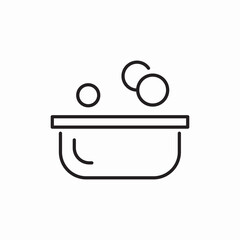 soap bubble and bath icon sign vector