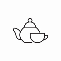 tea ceremony icon sign vector