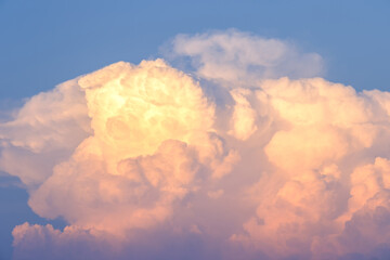 Beautiful cloud in the sky in the evening, Sunset