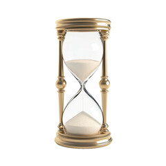 Elegant Golden Hourglass: A Timeless Symbol of Time's Passage