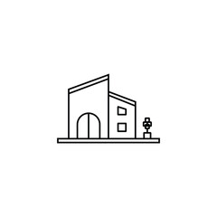 Modern Building Icon Design