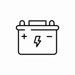 energy car battery icon sign vector