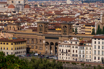 Fototapeta premium Florence, Italy - November 5, 2024: National Central Library of Florence.