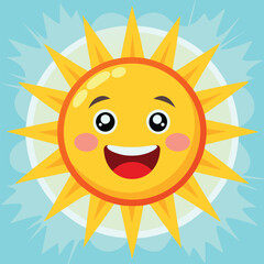 sun with a smile