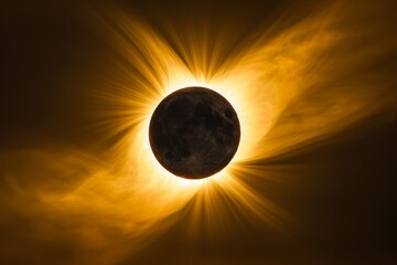 Naklejka premium Solar Eclipse Excursion: Guided Tours to Prime Viewing Sites
