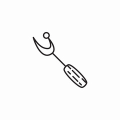 Thread Picker Awl icon sign vector