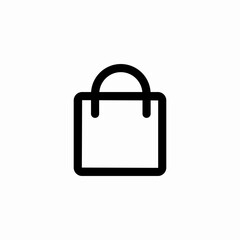 bag shopping icon sign vector