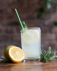 Mojito cocktail with lime