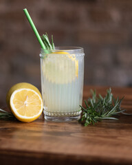 Mojito cocktail with lime