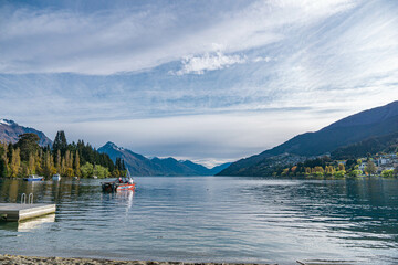 lake view of queenstown, new zealand
