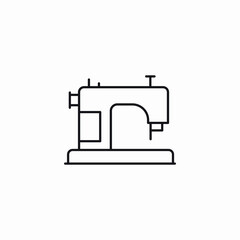 sewing machine icon sign vector