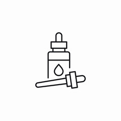 skin care drops icon sign vector