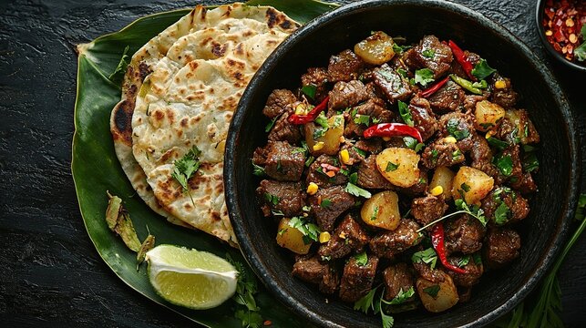 Kerala beef fry indian food