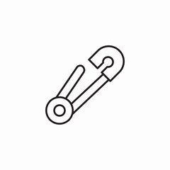 clothes pin icon sign vector