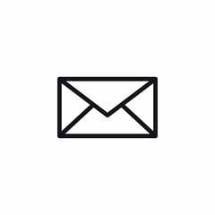 letter mail icon sign vector