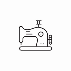 sewing machine icon sign vector