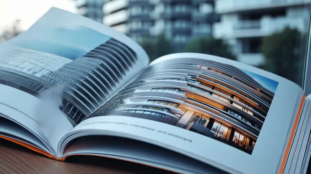 Annual Report Layout 4K Video