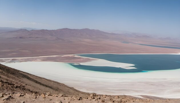 A view of Lake Assal in Djibouti