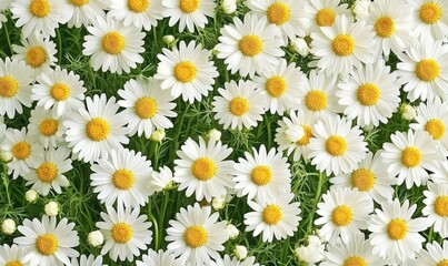 chamomile flower photographic background wall texture pattern seamless wallpaper