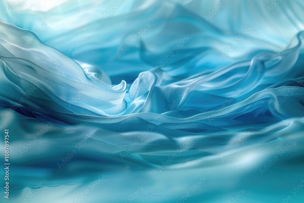 Poster a detailed shot of a blue and white surface, suitable for use in designs requiring a simple yet stri