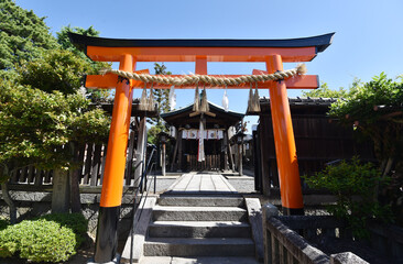 劔神社　二の鳥居と拝殿　京都市東山区