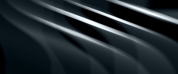 Fototapeta premium abstract dark grey wave background