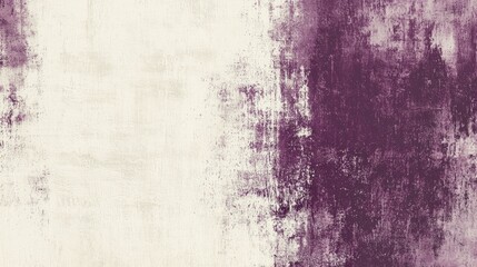 Purple and beige color palette merging on grunge textured background, creating a dramatic contrast suitable for various design projects
