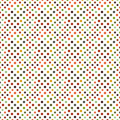 Abstract seamless dot pattern background - colorful vector design