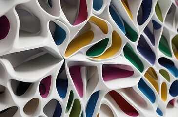 Abstract background made of shapes