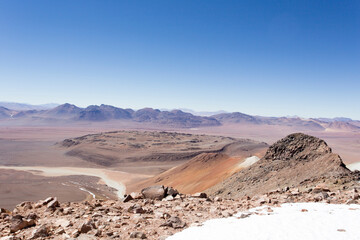 Nice landscape from Cerro Toco stratovolcano