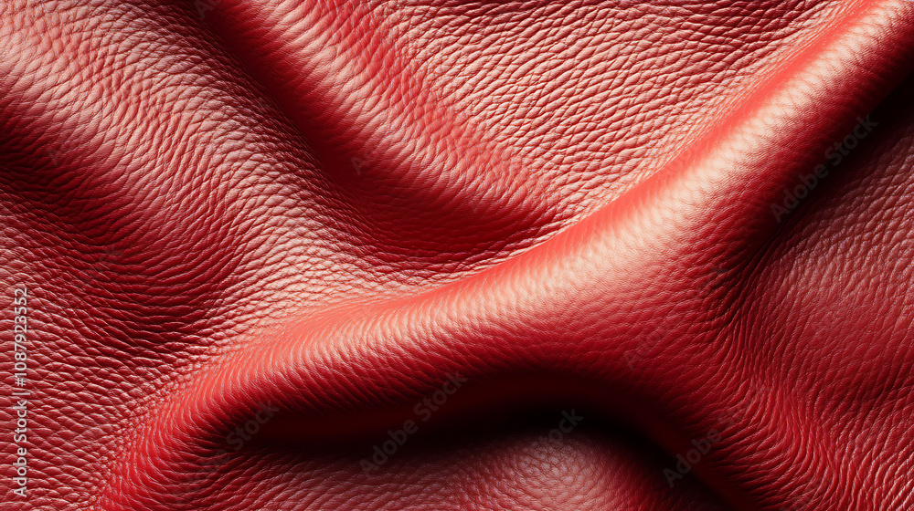 Poster Beautiful abstract red leather texture background textures and backgrounds for graphic resources