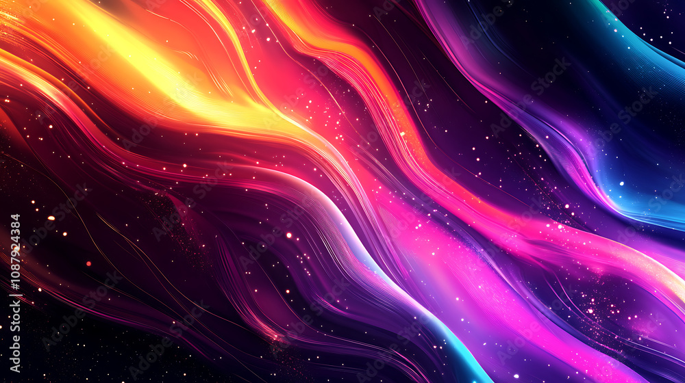 Poster abstract digital transformation and digitalization technology background illustration