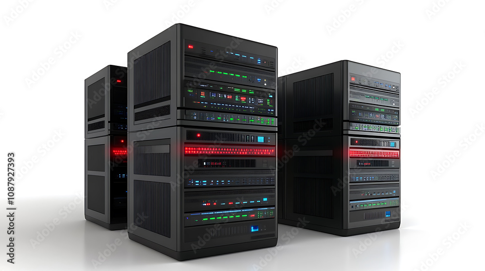 Poster Server computers of a modern data center