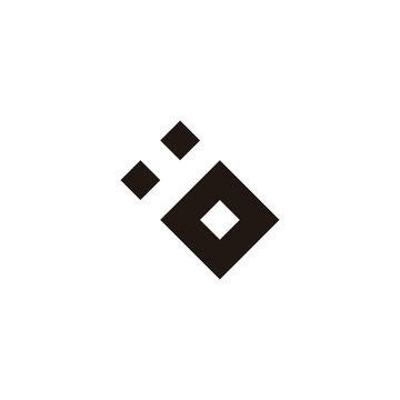 recommend clip art: Letter y and o square geometric symbol simple logo vector