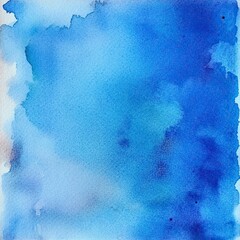Beautiful abstract watercolor background in various shades of blue with soft, blended textures perfect for creative projects