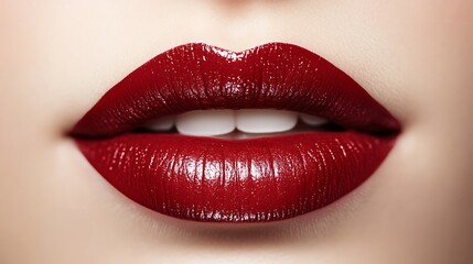 Obraz premium Effects of Permanent Lip Makeup