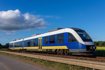 train on the railway