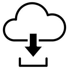 Download icon. Download button. Download files icon vector. 