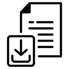 Download icon. Download button. Download files icon vector. 