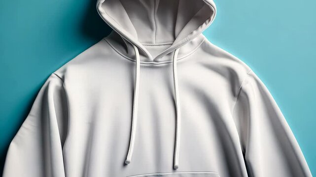 Apparel Flatlay Hoodie Mockup Video