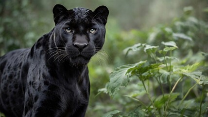 Fototapeta premium black panther