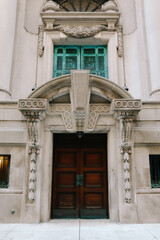 Fototapeta premium entrance to the building