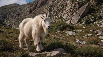 Obraz premium Mountain goat