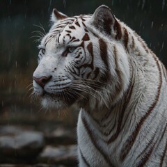 Fototapeta premium White tiger