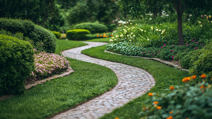 Obraz premium path in the garden