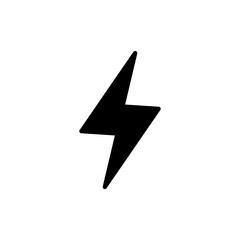 Lightning icon vector. electric sign and symbol. power icon. energy sign