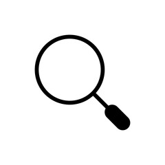 Search icon vector. search magnifying glass sign and symbol